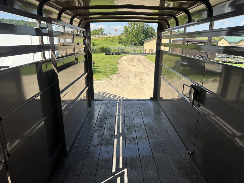 2025 Delta Manufacturing 6X16 Stock Trailer