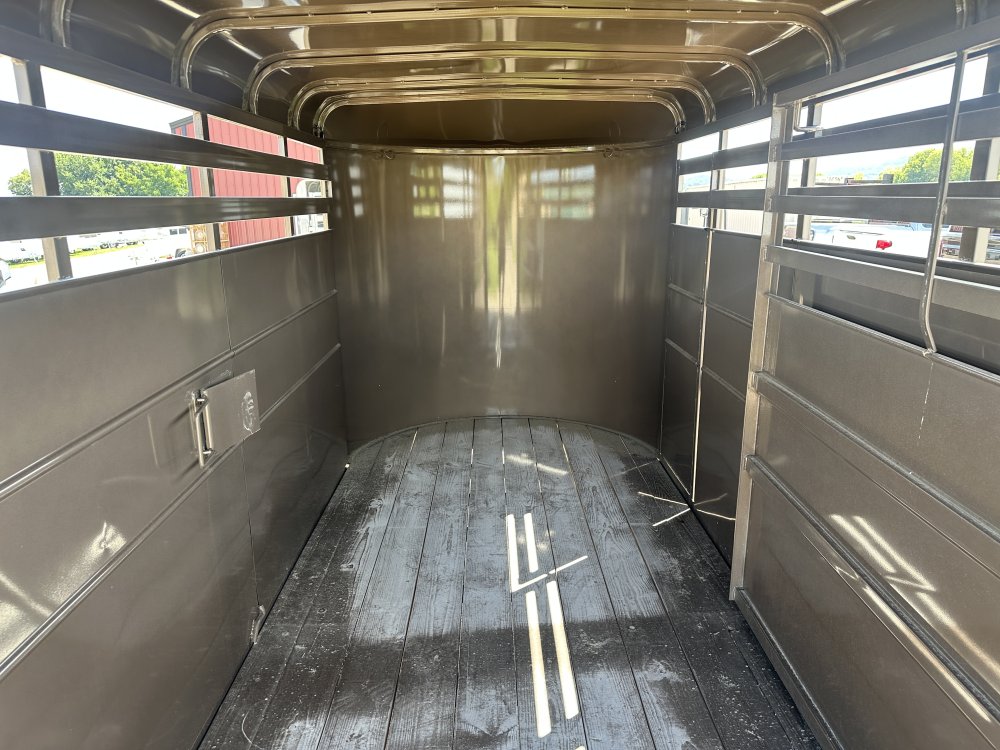 2025 Delta Manufacturing 6X16 Stock Trailer