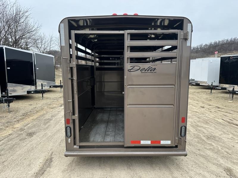 2025 Delta Manufacturing 6X16 Stock Trailer