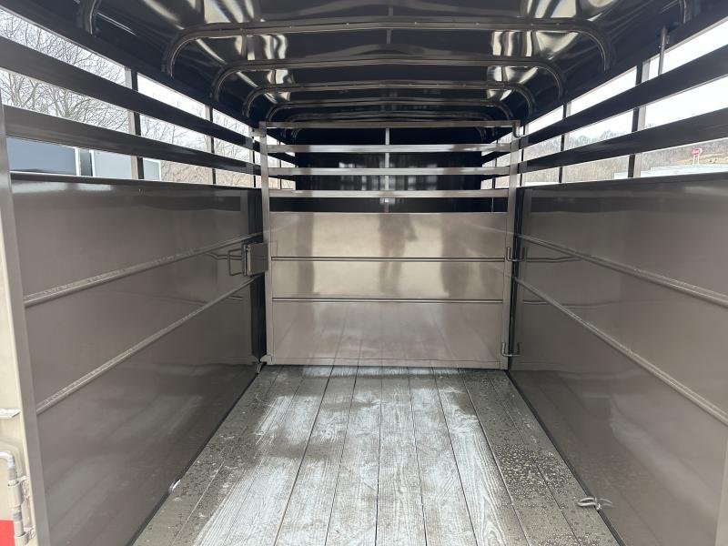 2025 Delta Manufacturing 6X16 Stock Trailer