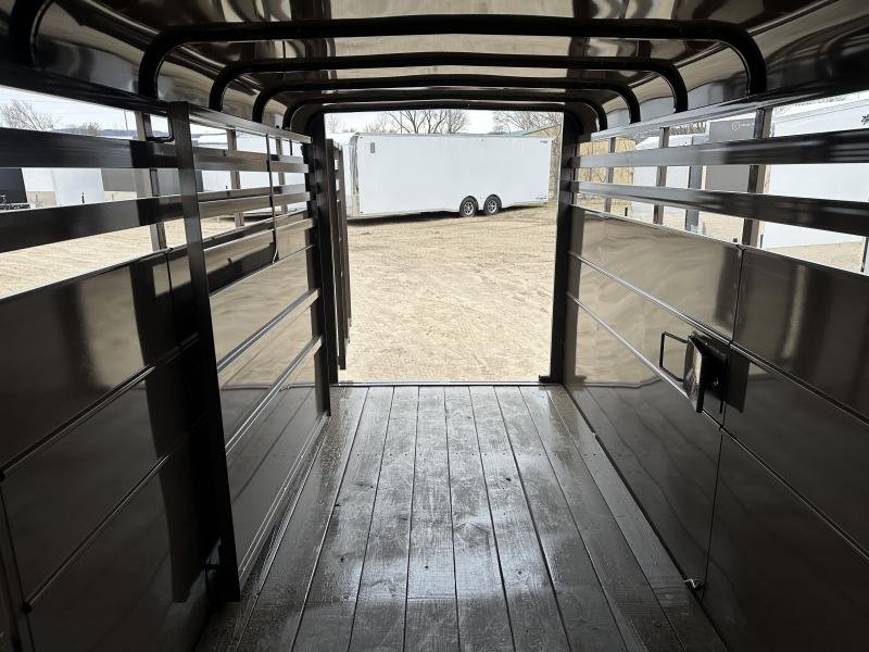 2025 Delta Manufacturing 6X16 Stock Trailer