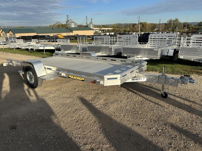 2025 Aluma 7814 Tilt Aluminum Utility Trailer
