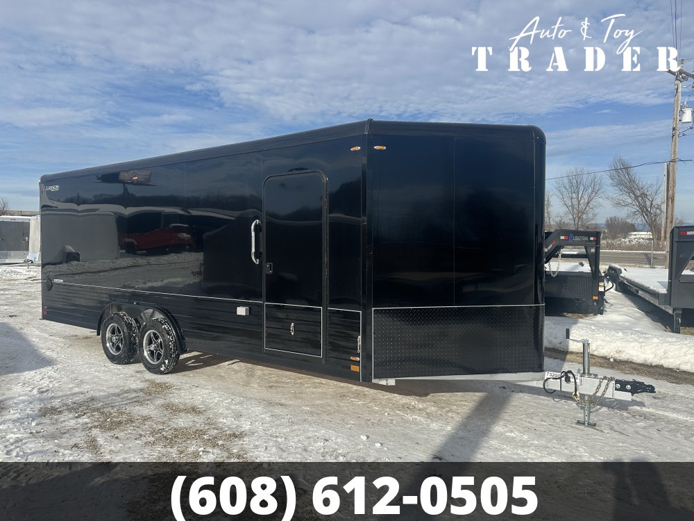 2026 Legend 8X24 Aluminum Deluxe Snowmobile Trailer