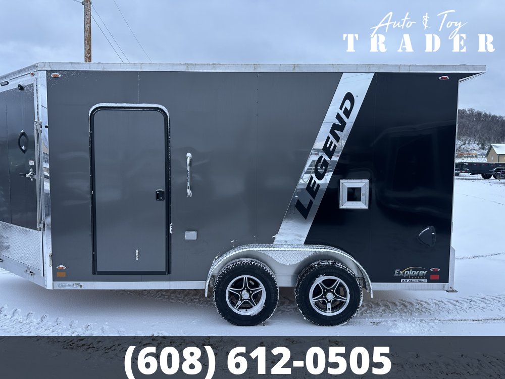 2026 Legend 7.5X19 Aluminum Explorer Snowmobile Trailer