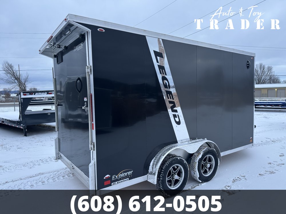 2026 Legend 7.5X19 Aluminum Explorer Snowmobile Trailer