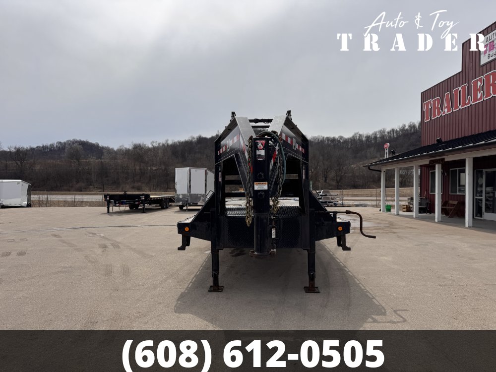 2020 PJ 102X34 Gooseneck Hydro Dove Deckover Trailer