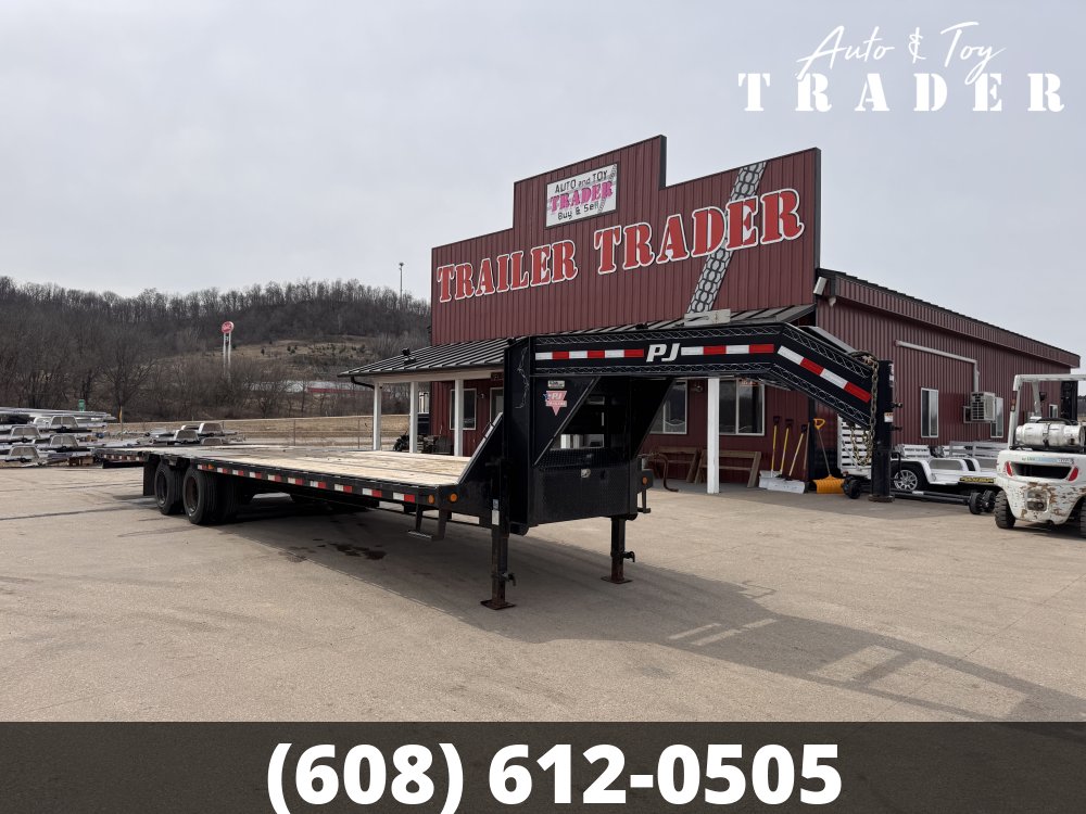 2020 PJ 102X34 Gooseneck Hydro Dove Deckover Trailer