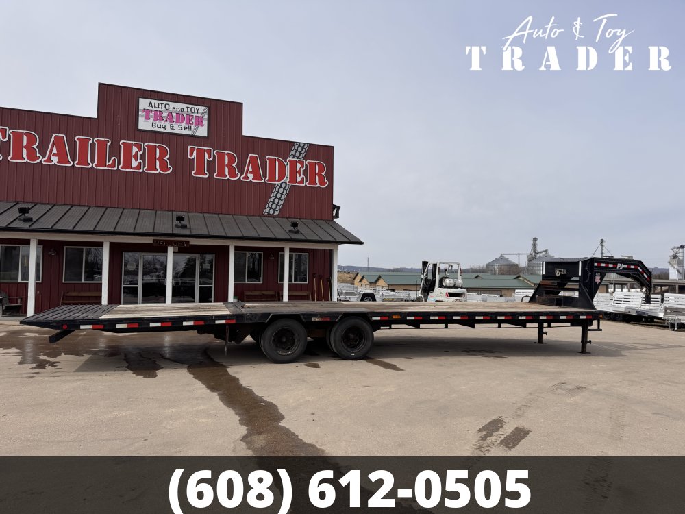 2020 PJ 102X34 Gooseneck Hydro Dove Deckover Trailer