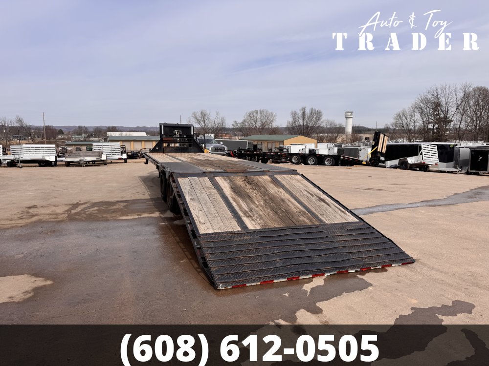 2020 PJ 102X34 Gooseneck Hydro Dove Deckover Trailer