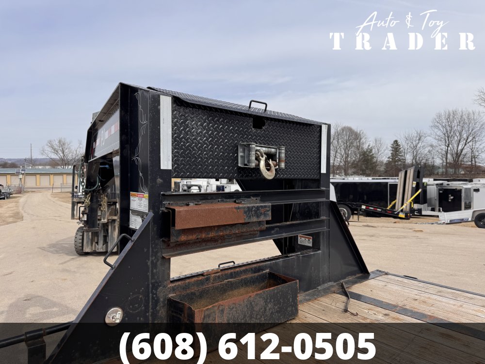 2020 PJ 102X34 Gooseneck Hydro Dove Deckover Trailer