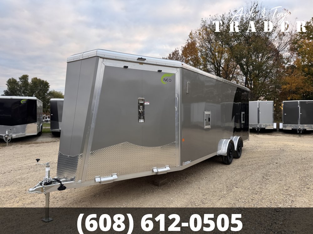 2027 NEO Trailers 7.5X25 Aluminum NASX Snowmobile Trailer