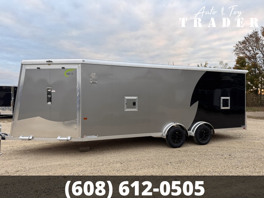 2027 NEO Trailers 7.5X25 Aluminum NASX Snowmobile Trailer