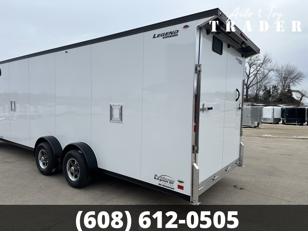 2026 Legend 7.5X27 Aluminum Explorer Snowmobile Trailer