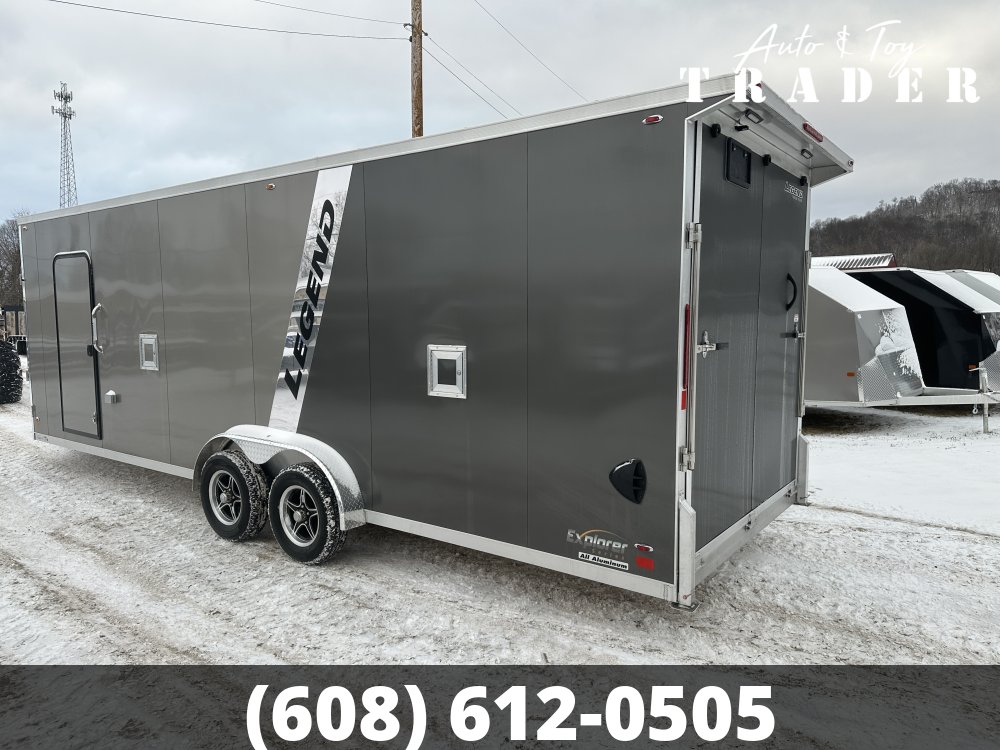 2026 Legend 7.5X29 Aluminum Explorer Snowmobile Trailer