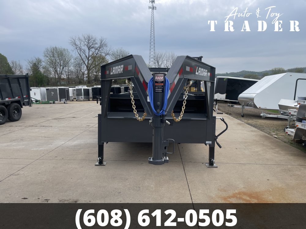 2026 Lamar Trailers 83X14 Gooseneck Dump Trailer
