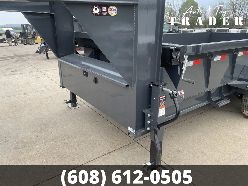 2026 Lamar Trailers 83X14 Gooseneck Dump Trailer