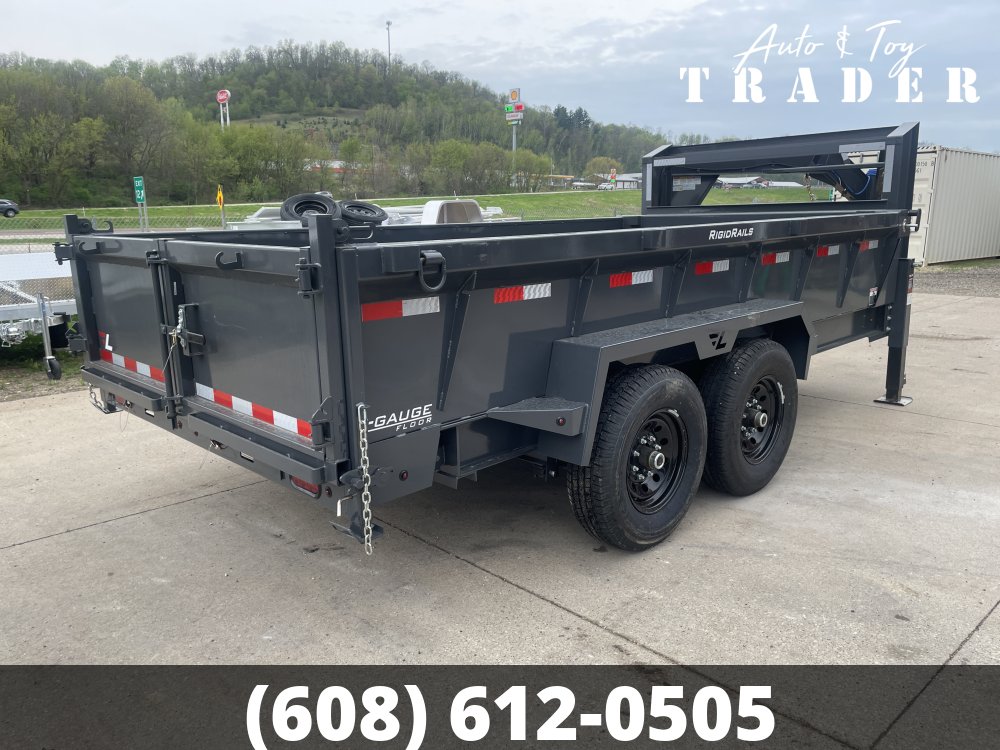2026 Lamar Trailers 83X14 Gooseneck Dump Trailer