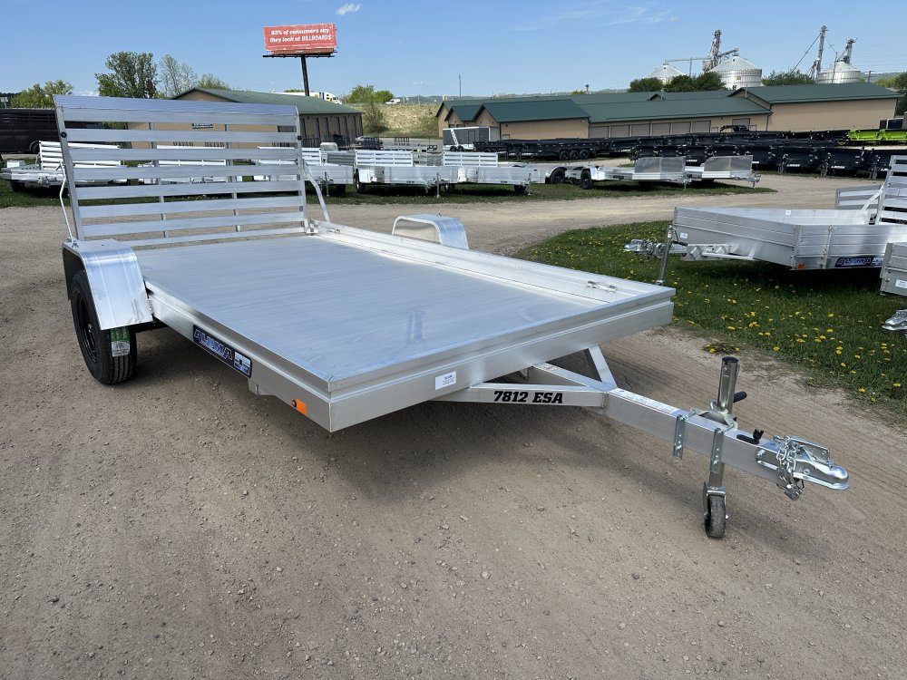 2026 Aluma 7812ESA-S-TG Aluminum Utility Trailer