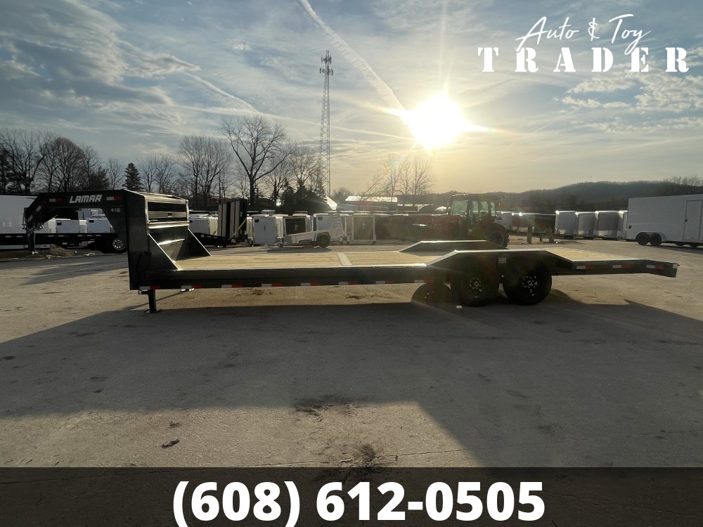 2026 Lamar Trailers 102X28 Gooseneck Car Hauler Trailer