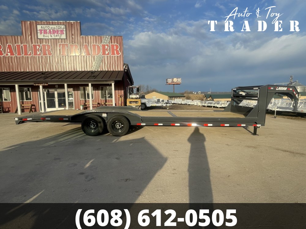 2026 Lamar Trailers 102X28 Gooseneck Car Hauler Trailer