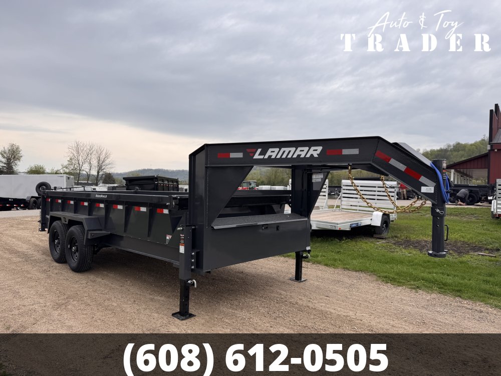2026 Lamar Trailers 83X16 Gooseneck Dump Trailer