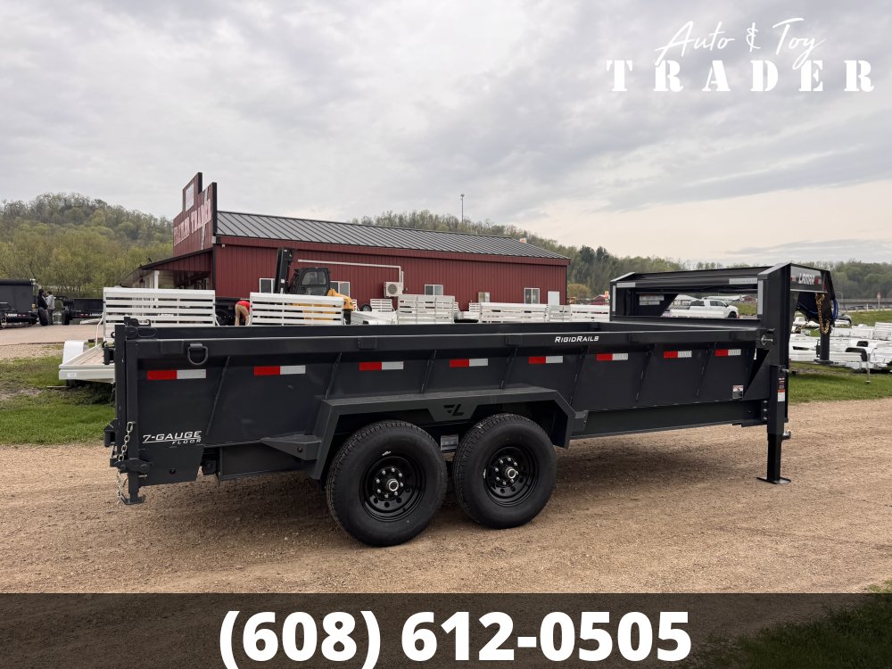 2026 Lamar Trailers 83X16 Gooseneck Dump Trailer