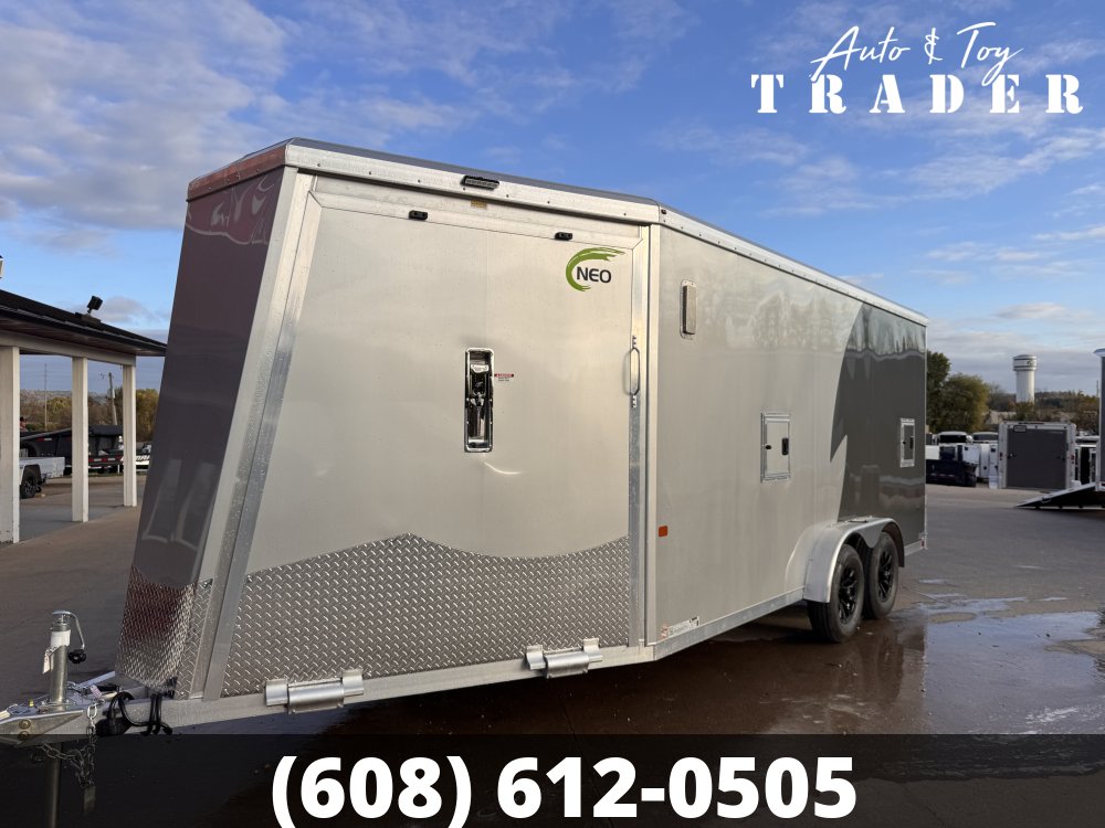2027 NEO Trailers 7.5X21 Aluminum NASX Snowmobile Trailer