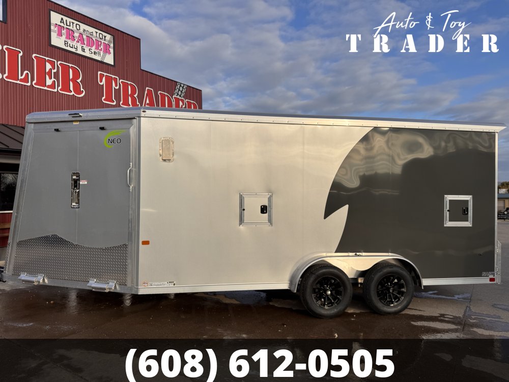 2027 NEO Trailers 7.5X21 Aluminum NASX Snowmobile Trailer