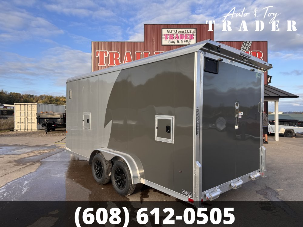 2027 NEO Trailers 7.5X21 Aluminum NASX Snowmobile Trailer