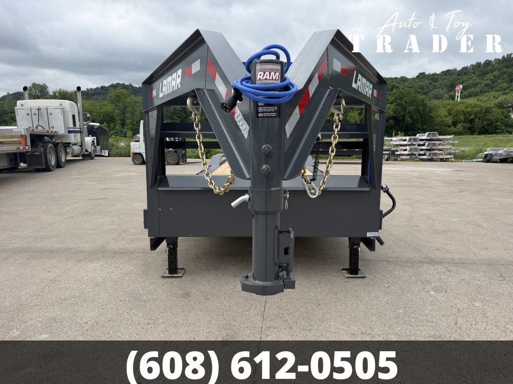 2027 Lamar Trailers 102X32 Gooseneck Car Hauler Trailer