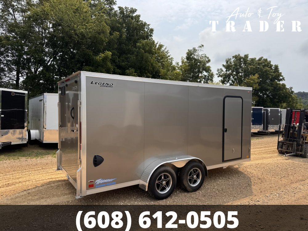 2027 Legend Trailers 7X16 Aluminum Thunder Cargo / Enclosed Trailer