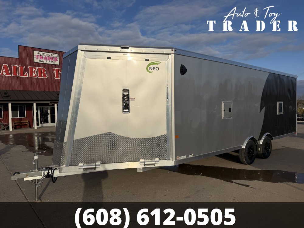 2027 NEO Trailers 8.5X22 Aluminum NMS Snowmobile Trailer