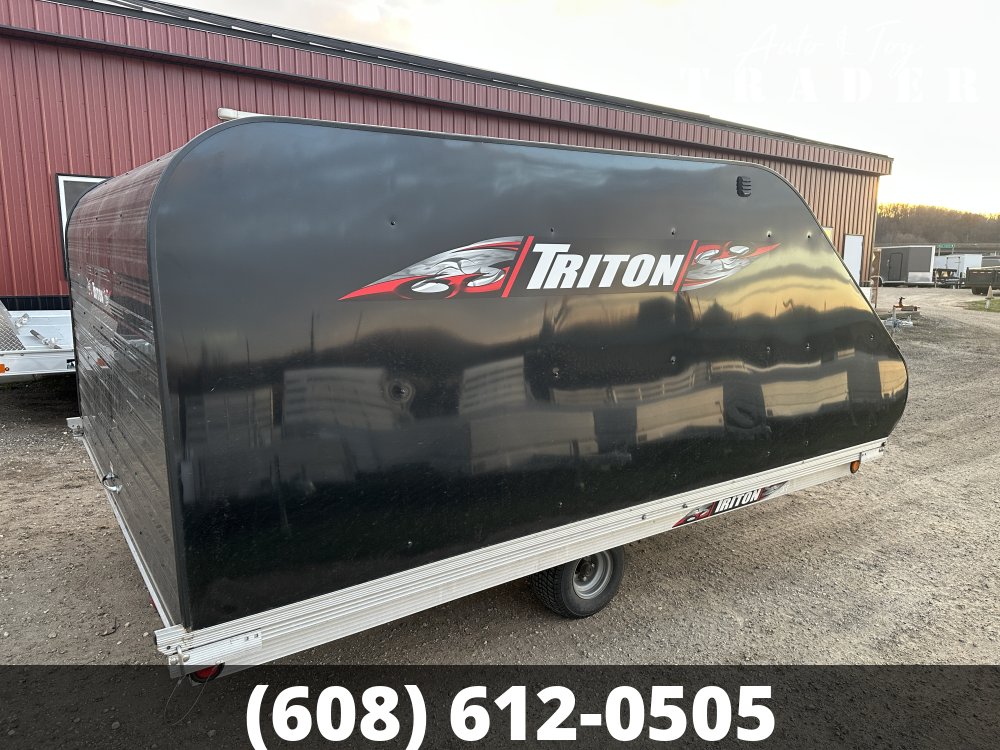 2018 Triton 101 X 11 Clamshell Tilt Snowmobile Trailer