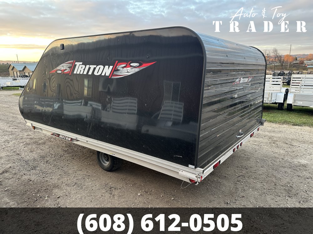 2018 Triton 101 X 11 Clamshell Tilt Snowmobile Trailer