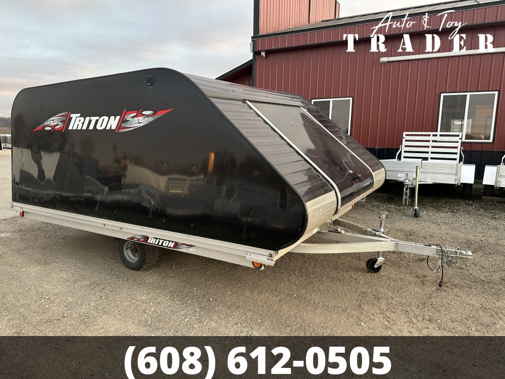 2018 Triton 101 X 11 Clamshell Tilt Snowmobile Trailer