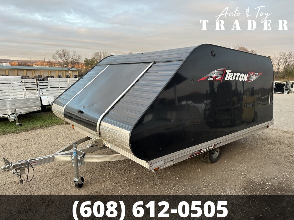 2018 Triton 101 X 11 Clamshell Tilt Snowmobile Trailer