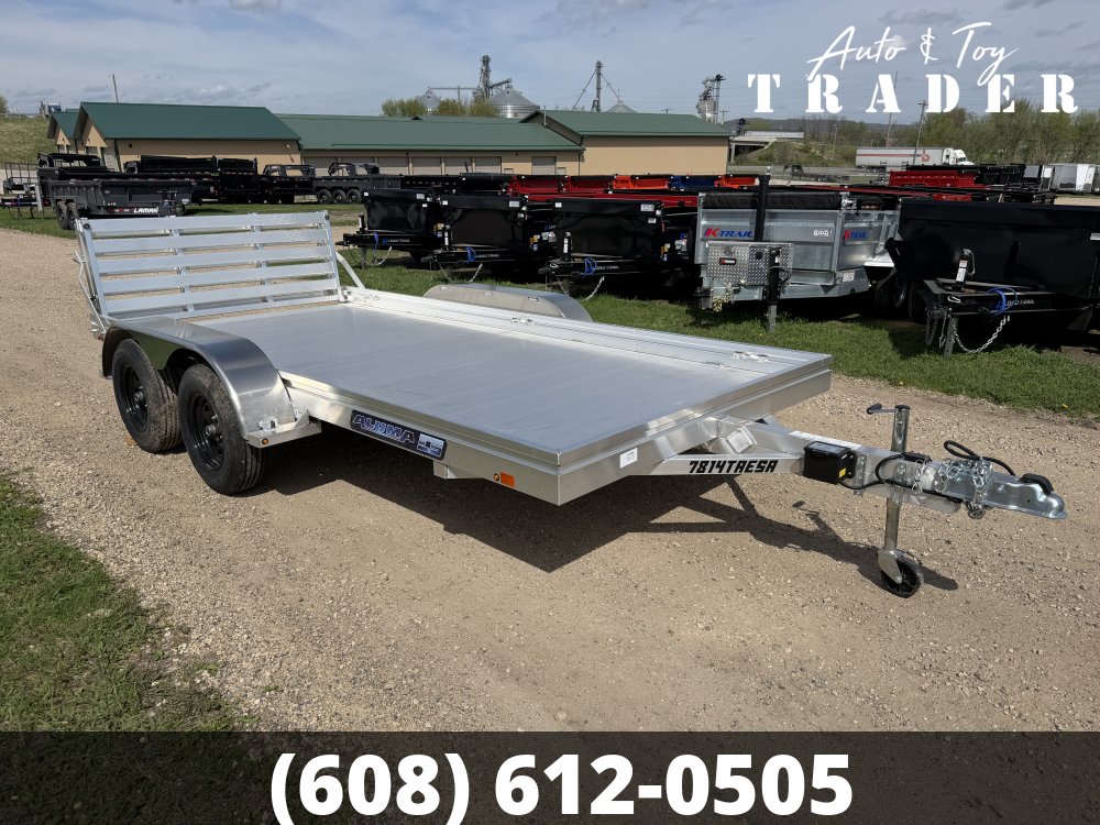 2027 Aluma 7814ESA-TA-EL-BT Aluminum Utility Trailer