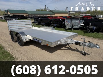 2027 Aluma 7814ESA-TA-EL-BT Aluminum Utility Trailer