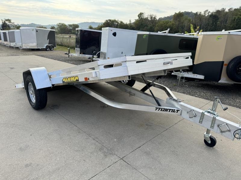 2025 Aluma 7712H Tilt Aluminum Utility Trailer