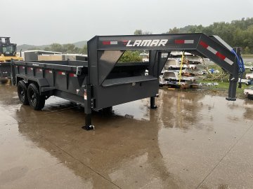 2026 Lamar Trailers 83X14 Gooseneck Dump Trailer