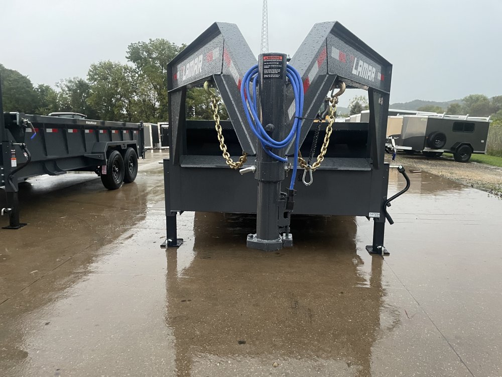 2026 Lamar Trailers 83X14 Gooseneck Dump Trailer