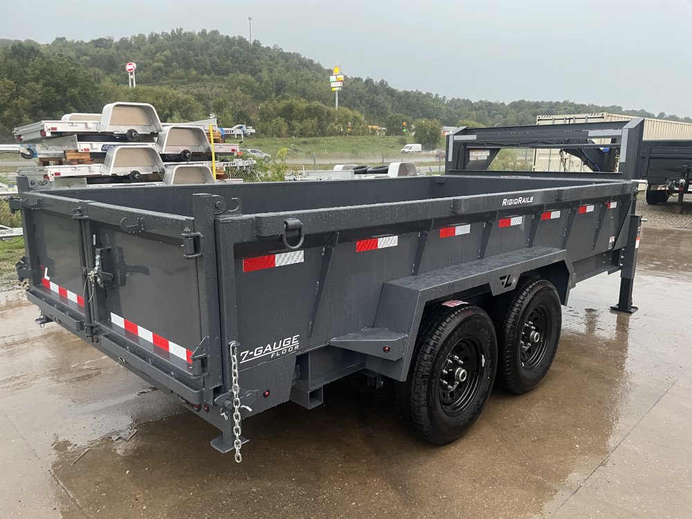 2026 Lamar Trailers 83X14 Gooseneck Dump Trailer