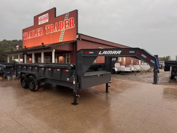 2026 Lamar Trailers 83X16 Gooseneck Dump Trailer