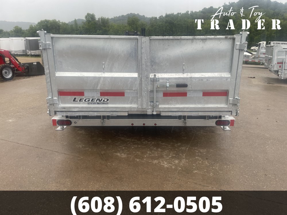 2027 Galvanized Legend 82X14 Dump Box Trailer