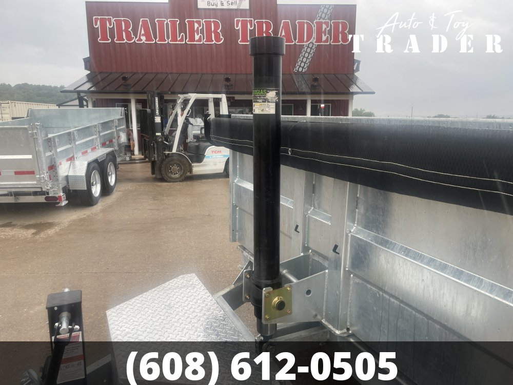 2027 Galvanized Legend 82X14 Dump Box Trailer