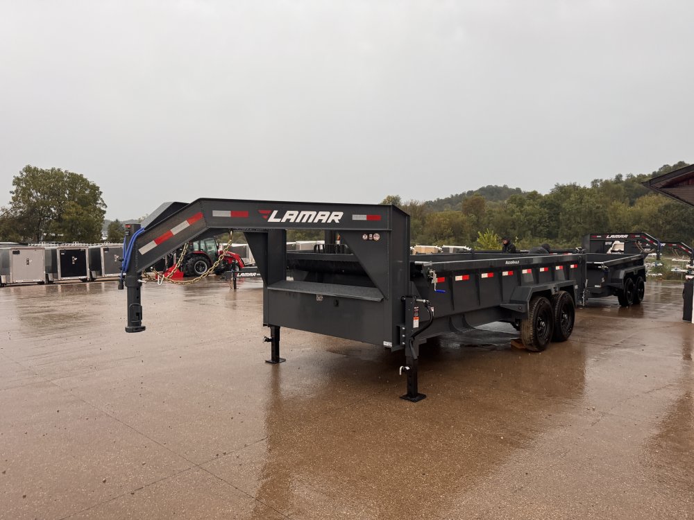 2026 Lamar Trailers 83X16 Gooseneck Dump Trailer