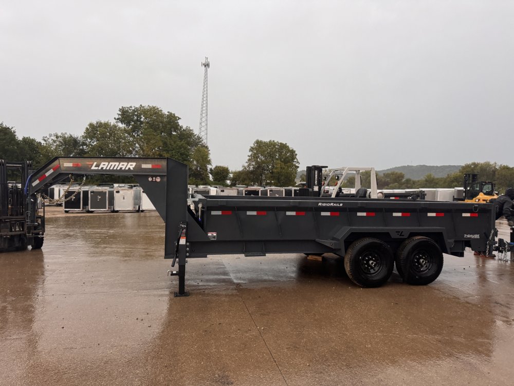 2026 Lamar Trailers 83X16 Gooseneck Dump Trailer