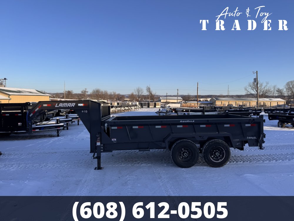 2026 Lamar Trailers 83X14 Gooseneck Dump Trailer