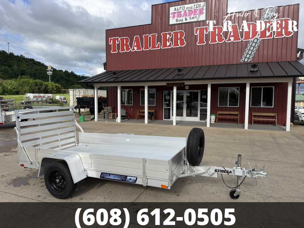 2027 Aluma 6310 ESA Aluminum Utility Trailer