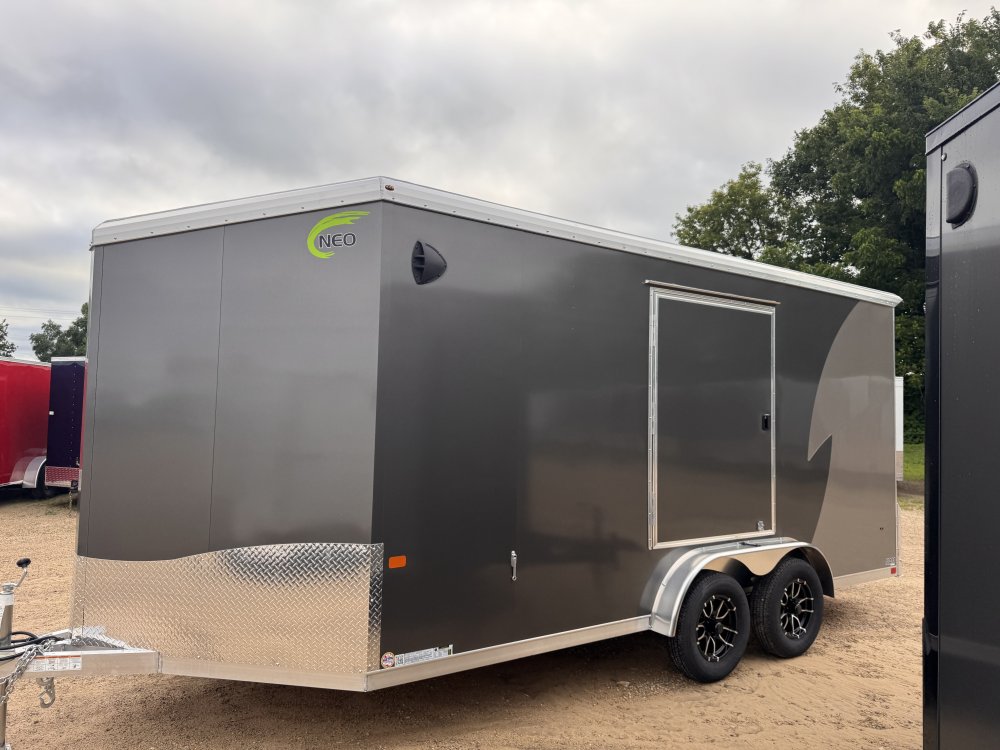 2026 NEO Trailers 7.5X16 Aluminum NAMR Cargo / Enclosed Trailer